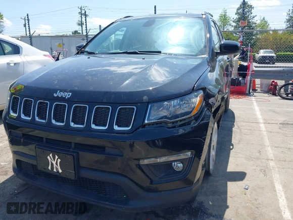 2021 Jeep Compass Latitude with VIN 3C4NJDBB5MT562400, listed as a IAAI auction lot 41996711 with 20,011 mi miles and . Bid and sale history available at DreamBid. Image 6.