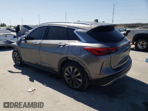 2019 Infiniti QX50 Luxe с VIN 3PCAJ5M1XKF137050, выставлен на аукционе Copart как лот 52307775 с пробегом Не указан миль и Списание • Salvage title. История ставок и продаж доступна на DreamBid. Изображение 2.