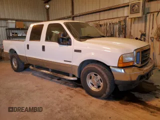 2001 Ford Super Duty F-250 XL with VIN 3FTNW20F81MA77024, listed as a Copart auction lot 85867624 with 100,725 mi miles and Salvage Title. Bid and sale history available at carsss.com. Image 4.