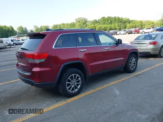 2014 Jeep Grand Cherokee Limited with VIN 1C4RJFBG8EC553860, listed as a IAAI auction lot 42452419 with 174,274 mi miles and . Bid and sale history available at DreamBid. Image 4.