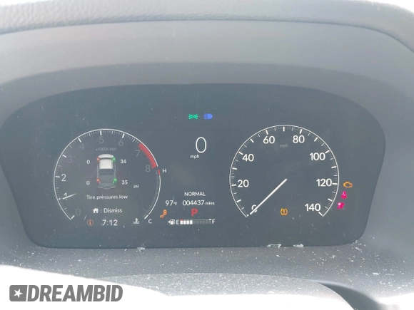 2024 Honda Ridgeline Sport with VIN 5FPYK3F1XRB029557, listed as a IAAI auction lot 42459032 with 4,437 mi miles and . Bid and sale history available at DreamBid. Image 7.