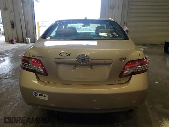 2011 Toyota Camry LE with VIN 4T4BF3EK4BR124868, listed as a Copart auction lot 51770855 with 250,705 mi miles and Non Repairable. Bid and sale history available at DreamBid. Image 6.