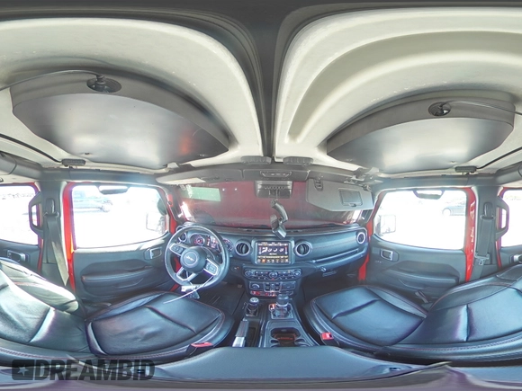 2020 Jeep Gladiator Rubicon with VIN 1C6JJTBG4LL117104, listed as a Copart auction lot 62068545 with 148,294 mi miles and Non repairable. Bid and sale history available at DreamBid. Image 14.