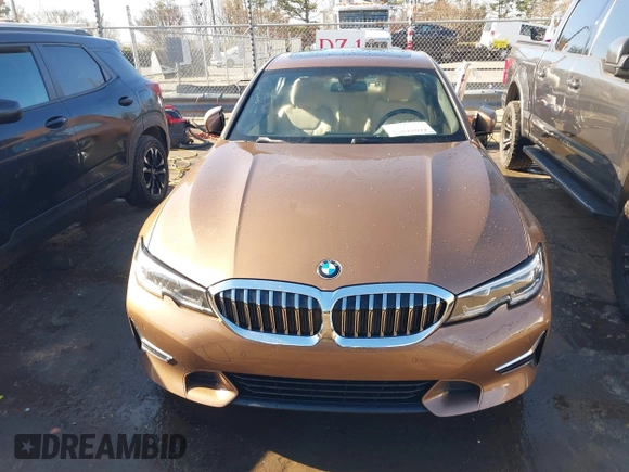 2019 BMW 3 Series 330i with VIN WBA5R1C56KAK08371, listed as a IAAI auction lot 41671953 with 52,433 mi miles and . Bid and sale history available at DreamBid. Image 12.