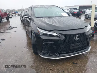 2022 Lexus NX with VIN JTJKKCFZ2N2007311, listed as a IAAI auction lot 41556622 with 26,919 mi miles. Bid and sale history available at carsss.com. Image 1.