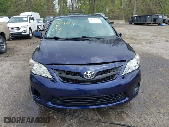 2012 Toyota Corolla L with VIN 2T1BU4EE8CC782373, listed as a IAAI auction lot 42048692 with 153,151 mi miles. Bid and sale history available at carsss.com. Image 12.
