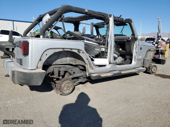 2008 Jeep Wrangler Unlimited Sahara with VIN 1J8GA59158L627977, listed as a Copart auction lot 47791435 with 0 mi miles and Salvage Title. Bid and sale history available at carsss.com. Image 3.