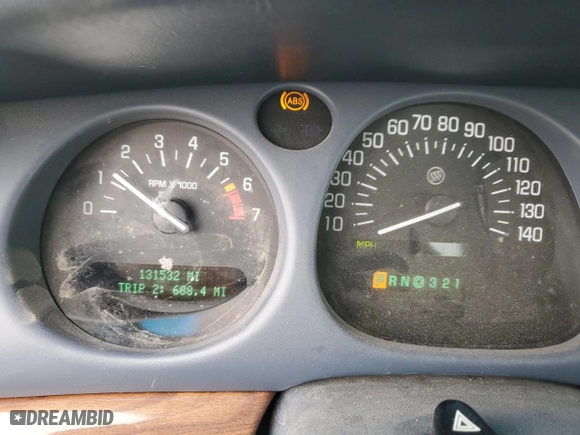 2000 Buick LeSabre Custom with VIN 1G4HP54K4Y4221933, listed as a Copart auction lot 46355475 with 131532 miles and Salvage Title. Bid and sale history available at carsss.com. Image 9.