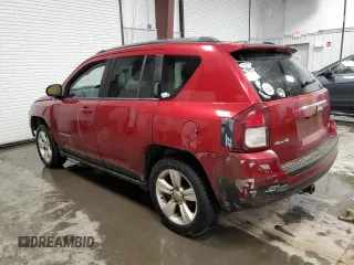 2014 Jeep Compass Latitude with VIN 1C4NJDEB0ED641850, listed as a Copart auction lot 47663165 with 158,730 mi miles and Salvage Title. Bid and sale history available at carsss.com. Image 2.