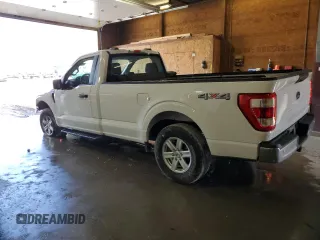 2021 Ford F-150 XL with VIN 1FTMF1EB8MKE16551, listed as a Copart auction lot 54966435 with 41,590 mi miles and Salvage title. Bid and sale history available at DreamBid. Image 2.