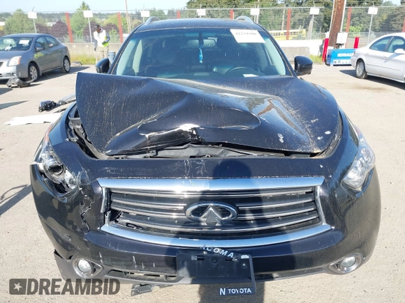 2013 Infiniti FX with VIN JN8CS1MW1DM171158, listed as a IAAI auction lot 42234300 with 142,710 mi miles and . Bid and sale history available at DreamBid. Image 6.