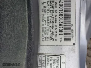 2002 Honda Civic EX with VIN 1HGEM21092L007293, listed as a Copart auction lot 49898165 with 216,288 mi miles and Salvage Title. Bid and sale history available at carsss.com. Image 14.