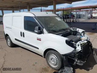 2017 Ram ProMaster City Cargo Van Tradesman with VIN ZFBERFABXH6D87606, listed as a IAAI auction lot 41441520 with 129,721 mi miles. Bid and sale history available at carsss.com. Image 1.