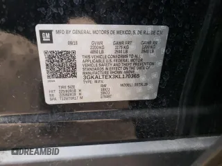 2019 GMC Terrain SLE with VIN 3GKALTEX3KL170365, listed as a Copart auction lot 53208634 with 26,649 mi miles and Salvage Title. Bid and sale history available at carsss.com. Image 10.