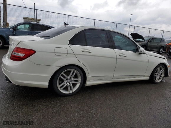 2012 Mercedes-Benz C-Class C 300 Sport with VIN WDDGF8BB6CR232814, listed as a Copart auction lot 51630665 with 126,629 mi miles and Clean Title. Bid and sale history available at carsss.com. Image 3.