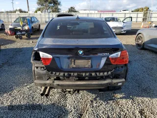 2007 BMW 3 Series 328i with VIN WBAVC53597FZ76428, listed as a Copart auction lot 47810725 with 138,250 mi miles and Salvage Title. Bid and sale history available at carsss.com. Image 6.