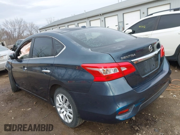2016 Nissan Sentra S with VIN 3N1AB7AP7GY232147, listed as a IAAI auction lot 41720472 with 169,634 mi miles. Bid and sale history available at carsss.com. Image 3.