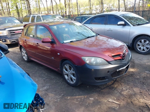 2008 Mazda Mazda3 s Sport with VIN JM1BK343781176056, listed as a IAAI auction lot 41998883 with 246,470 mi miles. Bid and sale history available at carsss.com. Image 1.