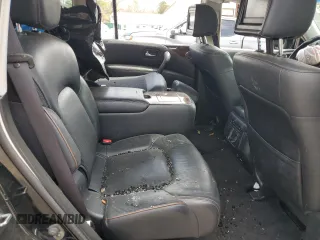 2017 Nissan Armada Platinum with VIN JN8AY2NF8H9301150, listed as a Copart auction lot 48145165 with 121,835 mi miles and Salvage Title. Bid and sale history available at carsss.com. Image 10.