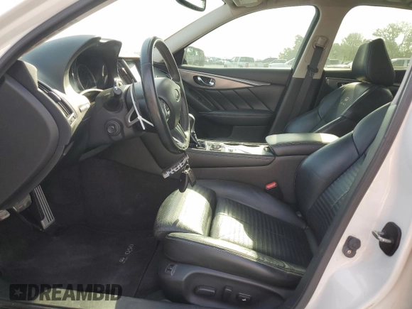 2014 Infiniti Q50 Hybrid Sport with VIN JN1AV7AP0EM692306, listed as a Copart auction lot 53861025 with 83,452 mi miles and Clean Title. Bid and sale history available at carsss.com. Image 7.
