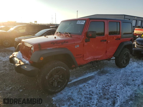 2018 Jeep Wrangler Unlimited Sport S with VIN 1C4BJWDG1JL816411, listed as a Copart auction lot 82702914 with 37,092 mi miles and Salvage Title. Bid and sale history available at DreamBid. Image 1.