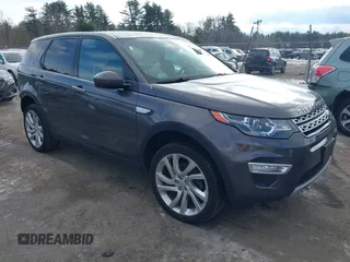 2016 Land Rover Discovery Sport HSE LUX with VIN SALCT2BG2GH572685, listed as a IAAI auction lot 41303933 with 128,074 mi miles. Bid and sale history available at carsss.com. Image 1.