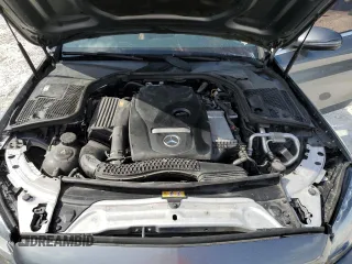 2018 Mercedes-Benz C 300 with VIN 55SWF4JBXJU265610, listed as a Copart auction lot 57435215 with 46,071 mi miles and Salvage title. Bid and sale history available at DreamBid. Image 11.