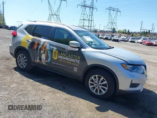 2017 Nissan Rogue SV with VIN KNMAT2MV4HP543271, listed as a IAAI auction lot 42059327 with 157,994 mi miles. Bid and sale history available at carsss.com. Image 1.