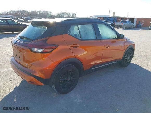 2021 Nissan Kicks SR with VIN 3N1CP5DV0ML563668, listed as a IAAI auction lot 41092426 with 12,084 mi miles. Bid and sale history available at carsss.com. Image 4.