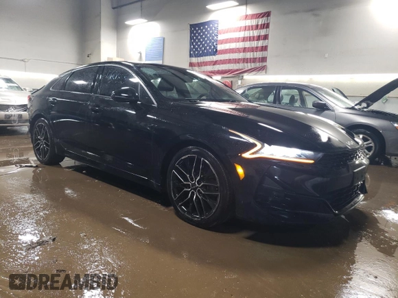 2022 Kia K5 GT with VIN 5XXG44J86NG153745, listed as a Copart auction lot 47541255 with 88,799 mi miles and Salvage Title. Bid and sale history available at carsss.com. Image 4.