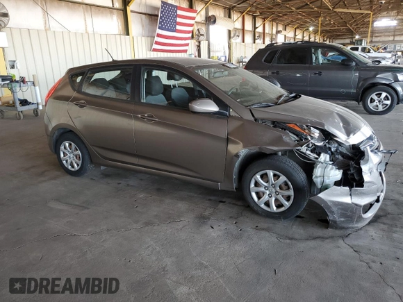 2014 Hyundai Accent GS with VIN KMHCT5AE7EU159461, listed as a Copart auction lot 50651295 with 82,069 mi miles and Salvage Title. Bid and sale history available at carsss.com. Image 4.