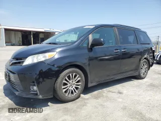 2019 Toyota Sienna XLE Auto Access Seat with VIN 5TDYZ3DC1KS004203, listed as a Copart auction lot 55350195 with 284,253 mi miles and Salvage title. Bid and sale history available at DreamBid. Image 1.