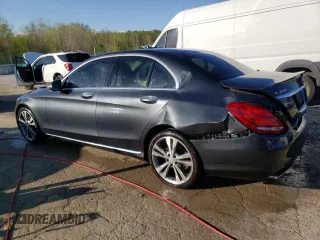 2015 Mercedes-Benz C 300 with VIN 55SWF4JB1FU089196, listed as a Copart auction lot 52414845 with 118,875 mi miles and Salvage Title. Bid and sale history available at DreamBid. Image 2.