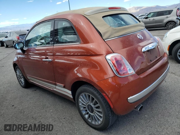 2012 FIAT 500 Gucci with VIN 3C3CFFER2CT322818, listed as a Copart auction lot 76944954 with 49,725 mi miles and Clean Title. Bid and sale history available at carsss.com. Image 2.