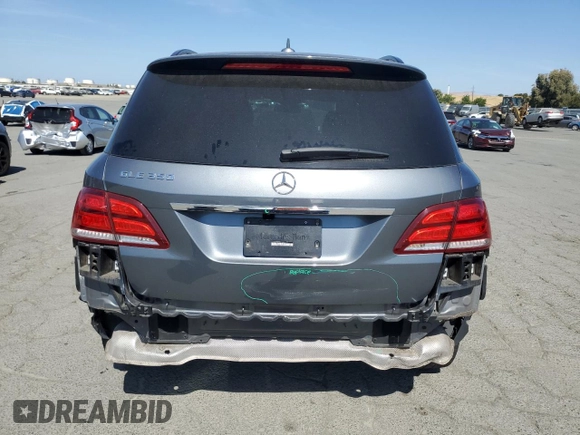 2017 Mercedes-Benz GLE 350 with VIN 4JGDA5JBXHA966305, listed as a Copart auction lot 60158645 with 91,335 mi miles and Salvage title. Bid and sale history available at DreamBid. Image 6.