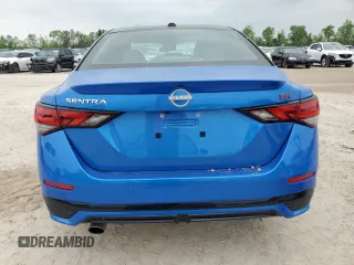 2024 Nissan Sentra SR with VIN 3N1AB8DV4RY381747, listed as a Copart auction lot 51214415 with 8,502 mi miles and Salvage Title. Bid and sale history available at carsss.com. Image 6.