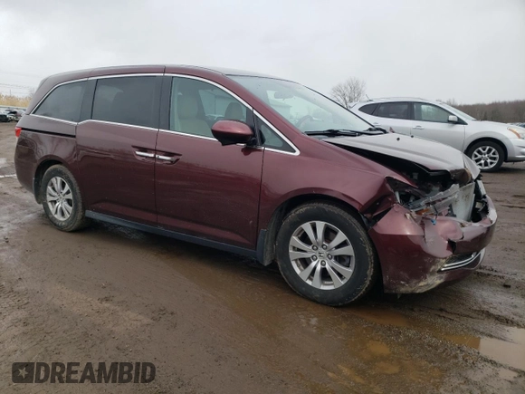 2017 Honda Odyssey EX z VIN 5FNRL5H49HB017797, wystawiony jako Copart lot #48379005 z przebiegiem 96 939 mil mil oraz Szkoda całkowita • Salvage title. Historia ofert i sprzedaży dostępna na DreamBid. Obrazek 4.