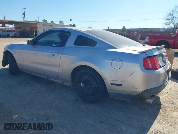 2012 Ford Mustang V6 Premium with VIN 1ZVBP8AM1C5224001, listed as a IAAI auction lot 41385559 with 165,123 mi miles. Bid and sale history available at carsss.com. Image 3.