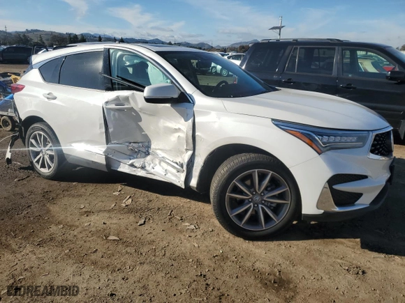 2021 Acura RDX w/Technology Package with VIN 5J8TC1H5XML001477, listed as a Copart auction lot 87635355 with 41,370 mi miles and Salvage Title. Bid and sale history available at carsss.com. Image 4.