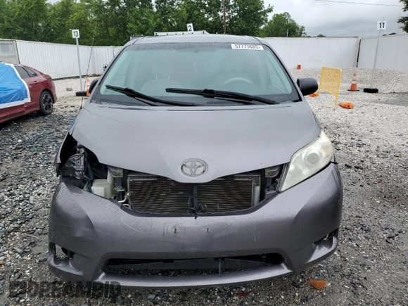 2011 Toyota Sienna with VIN 5TDZK3DC2BS114489, listed as a Copart auction lot 57773685 with 177,147 mi miles and Salvage title. Bid and sale history available at DreamBid. Image 5.