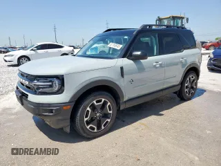 2022 Ford Bronco Sport Outer Banks with VIN 3FMCR9C65NRD69219, listed as a Copart auction lot 52765845 with 24,872 mi miles and Clean title. Bid and sale history available at DreamBid. Image 1.