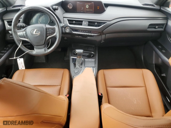2019 Lexus UX with VIN JTHY3JBH2K2017553, listed as a Copart auction lot 52984105 with 22,187 mi miles and Salvage Title. Bid and sale history available at carsss.com. Image 8.