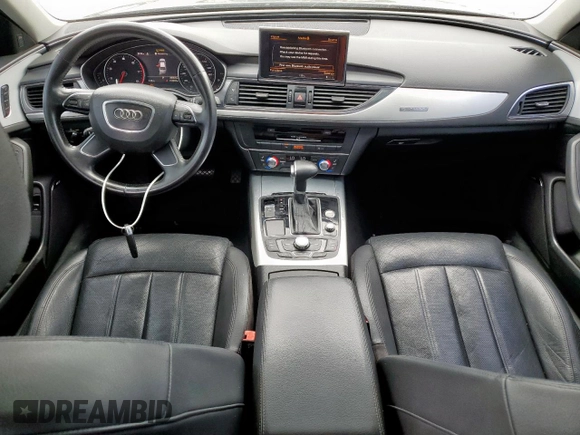 2012 Audi A6 Prestige with VIN WAUHGAFC2CN152517, listed as a Copart auction lot 55158125 with 191,619 mi miles and Salvage title. Bid and sale history available at DreamBid. Image 8.