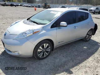2016 Nissan LEAF S with VIN 1N4BZ0CP8GC306384, listed as a Copart auction lot 52781865 with 53,870 mi miles and Salvage Title. Bid and sale history available at carsss.com. Image 1.