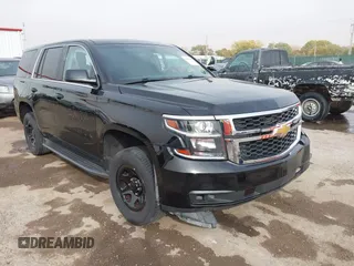 2018 Chevrolet Tahoe Commercial z VIN 1GNLCDEC0JR291831, wystawiony jako IAAI lot #40681194 z przebiegiem 111 711 mil mil oraz . Historia ofert i sprzedaży dostępna na DreamBid. Obrazek 1.