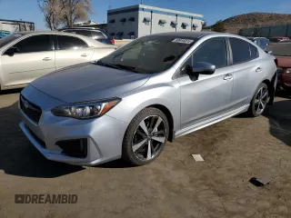 2019 Subaru Impreza Sport with VIN 4S3GKAJ6XK3624908, listed as a Copart auction lot 83915374 with 80,100 mi miles and Salvage Title. Bid and sale history available at carsss.com. Image 1.