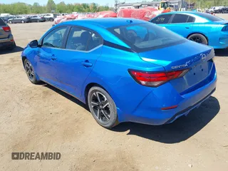 2024 Nissan Sentra SV with VIN 3N1AB8CV4RY265045, listed as a IAAI auction lot 42165511 with 5,232 mi miles. Bid and sale history available at carsss.com. Image 3.