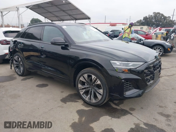 2024 Audi Q8 Premium with VIN WA1AVBF13RD001693, listed as a IAAI auction lot 41461914 with 1,751 mi miles and . Bid and sale history available at DreamBid. Image 1.
