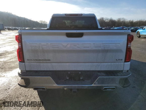 2023 Chevrolet Silverado 1500 LTZ with VIN 3GCUDGE83PG349351, listed as a Copart auction lot 84905394 with 25,034 mi miles and Salvage Title. Bid and sale history available at carsss.com. Image 6.