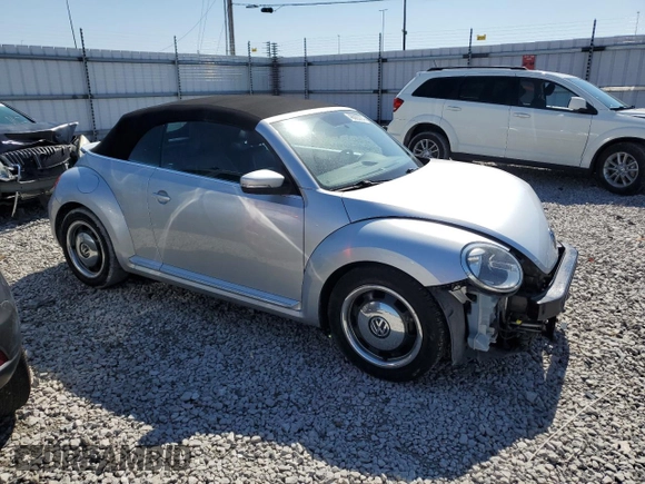 2015 Volkswagen Beetle 1.8T with VIN 3VW517AT8FM810709, listed as a Copart auction lot 48065314 with 61,924 mi miles and Salvage title. Bid and sale history available at DreamBid. Image 4.